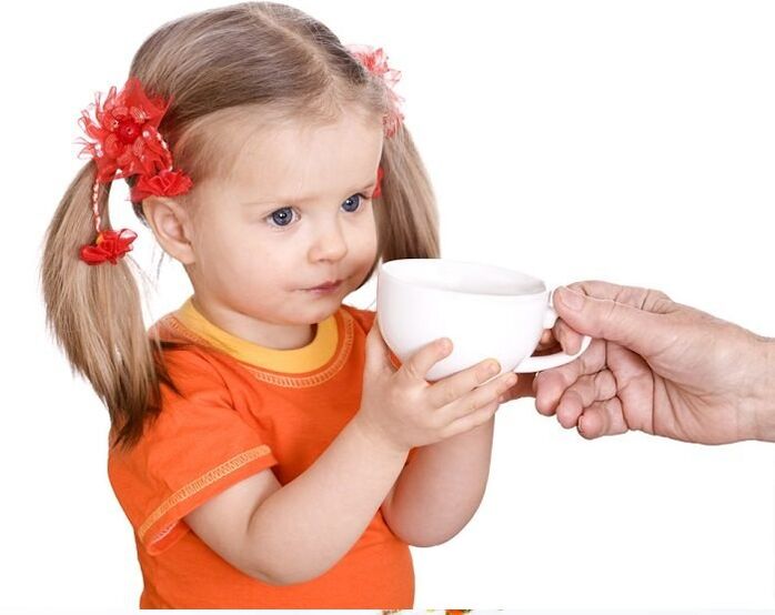 Treatment of children from parasite
