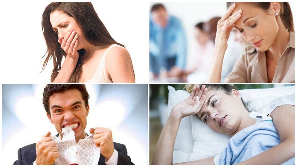 Symptoms of parasites in the body